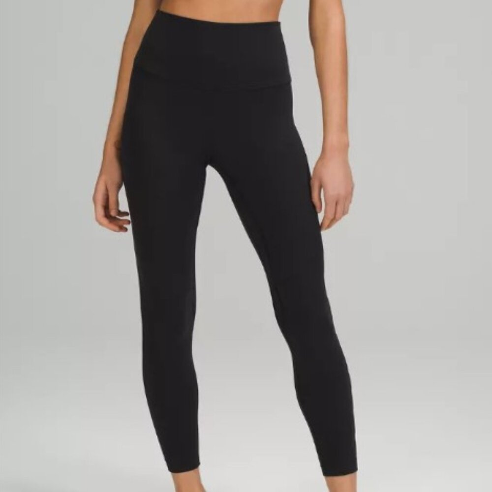 lululemon Align High-Rise Pant 25" - Black Size 8 - Picture 1 of 6
